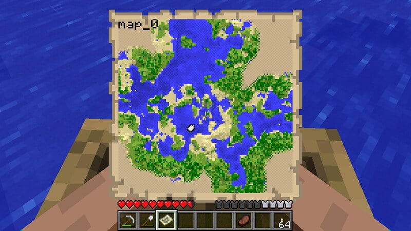 Mapa z gry Minecraft